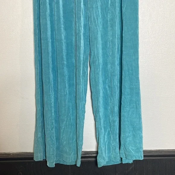 Casual Comfortable Blue Pull on Pants, Stretchy Waistband, Womens Size XS - Picture 4 of 5